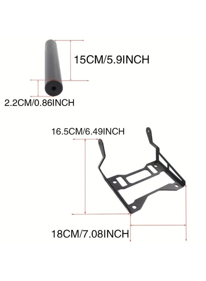 Black Aluminum Alloy Phone GPS Holder Bracket For KTM 1290 Super Adventure S R 2021 2025 - Image 2